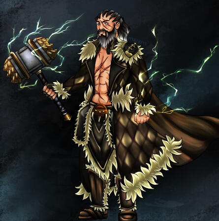 Cleric Thunder Barbarian